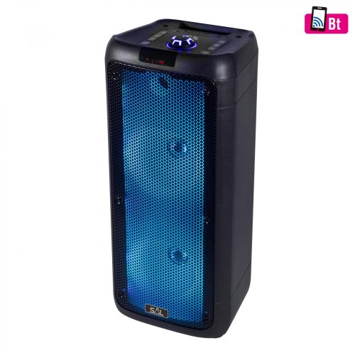 Party hangdoboz, 2x20cm, FULL LED, akku