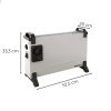 Mistral elektromos fűtőtest 750W / 1250W / 2000W