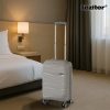 TraveLux Voyager kabinbőrönd keményfedeles 55x40x20 cm szürke