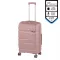 TraveLux Voyager közepes bőrönd keményfedeles 68x45x25 cm mályvarózsaszín
