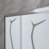 Spirit BAMBOO 90x90 szögletes zuhanykabin, erősített akril zuhanytálcával
