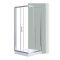 Spirit Clear 90x90 cm szögletes zuhanykabin, zuhanytálcával