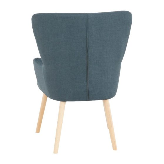 Modern fotel, szürkés-zöld, BRANDO