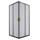 Tiara Square Gold 80x80 cm szögletes zuhanykabin zuhanytálca nélkül