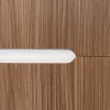 Trent Fürdőszobabútor 120 cm kerámia mosdóval tükörrel 60x120 cm fehér-sunset tölgy