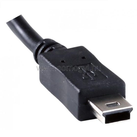 Töltőkábel, mini USB, 1m