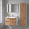 Vario Trim 35 függesztett oldal szekrény fehér-tölgy