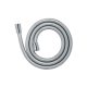 SILVER SHINE csavarodásmentes zuhanycső, kónuszos anyával, mûanyag, ezüst színû, L-150 cm, króm