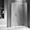 Palmaria egy nyílóajtós szögletes balos kabin zuhanytálca nélkül Easy clean bevonattal