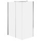 Astro 140 kétrészes Walk-in zuhanykabin Easy clean bevonattal
