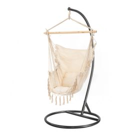 Puerto függőszék állvánnyal bézs-fekete