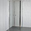 Saloon A11 Clear szögletes nyílóajtós zuhanykabin, állítható méretekkel zuhanytálca nélkül