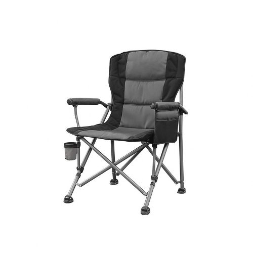 Leziter Comfort Plus karfás horgász szék pohártartóval szürke