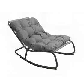 Zen kerti hintaszék szürke