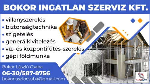 Bokor Ingatlan Szerviz Kft.
