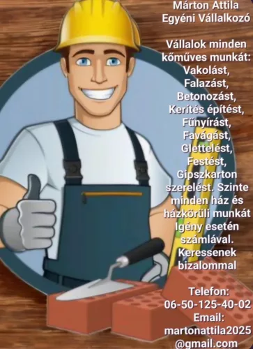 Márton Attila egyéni vállalkozó