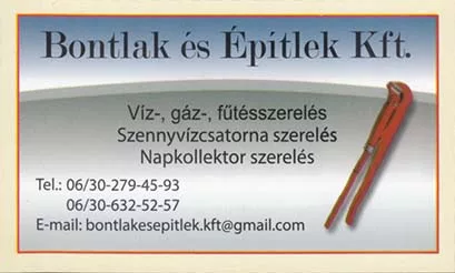 BONTLAK ÉS ÉPÍTLEK KFT