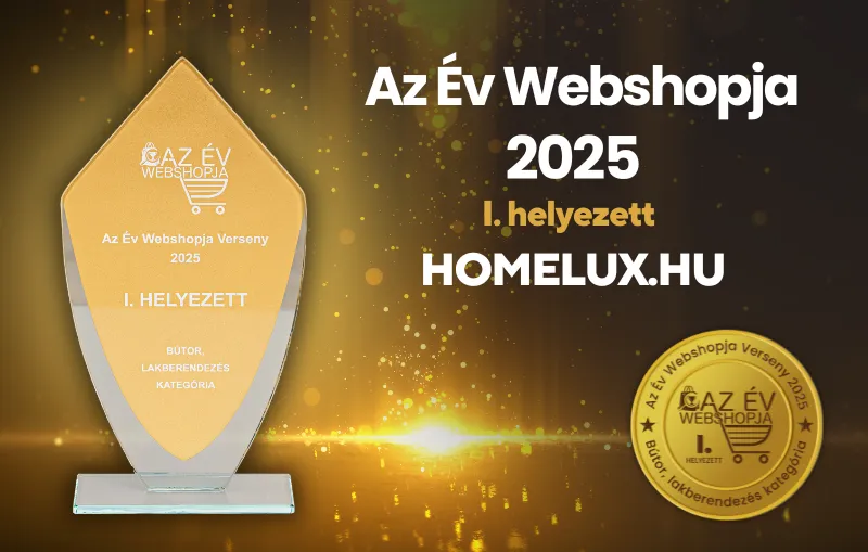 A Homelux.hu az Év Webshopja 2025-ben