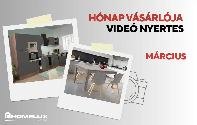 Egy konyhabútor, ami visszahozta az árát – tapasztalatok a márciusi „Hónap vásárlója” nyertesétől