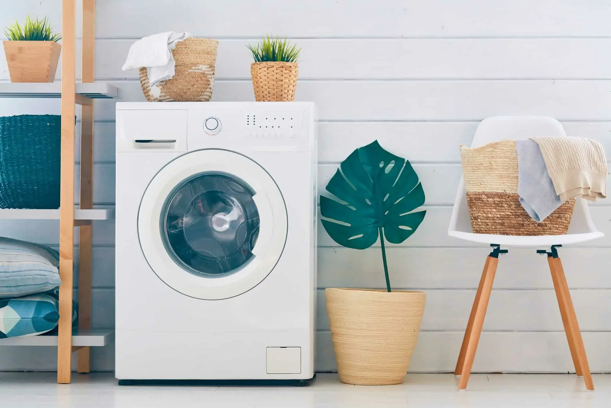 laundry room with a washing machine