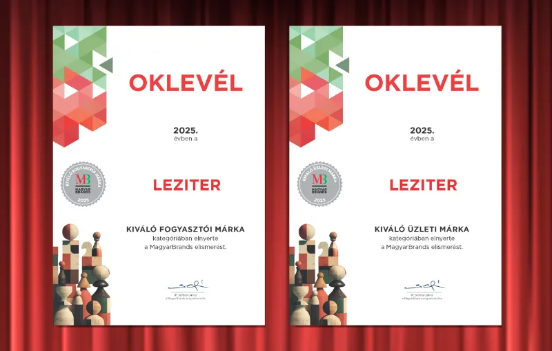 Ötödik alkalommal is MagyarBrands díjas a Leziter