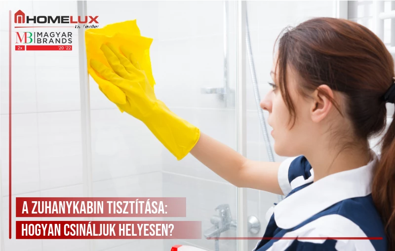 A zuhanykabin tisztítása: hogyan csináljuk helyesen?