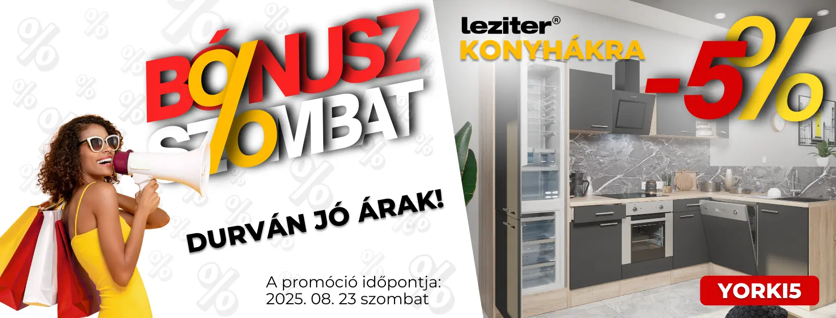 BónuszSzombat extra kuponakció a Homelux.hu-n!