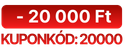 -20000 Ft kuponnal