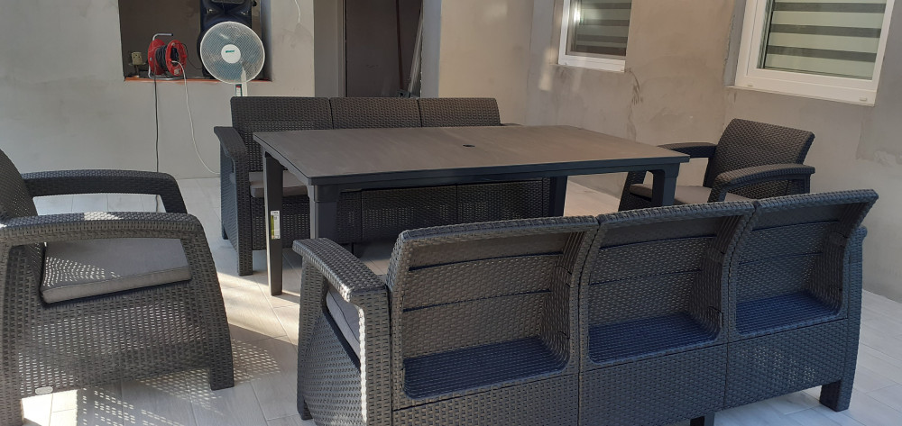 Corfu Love max duo kerti bútor garnitúra futura asztallal
