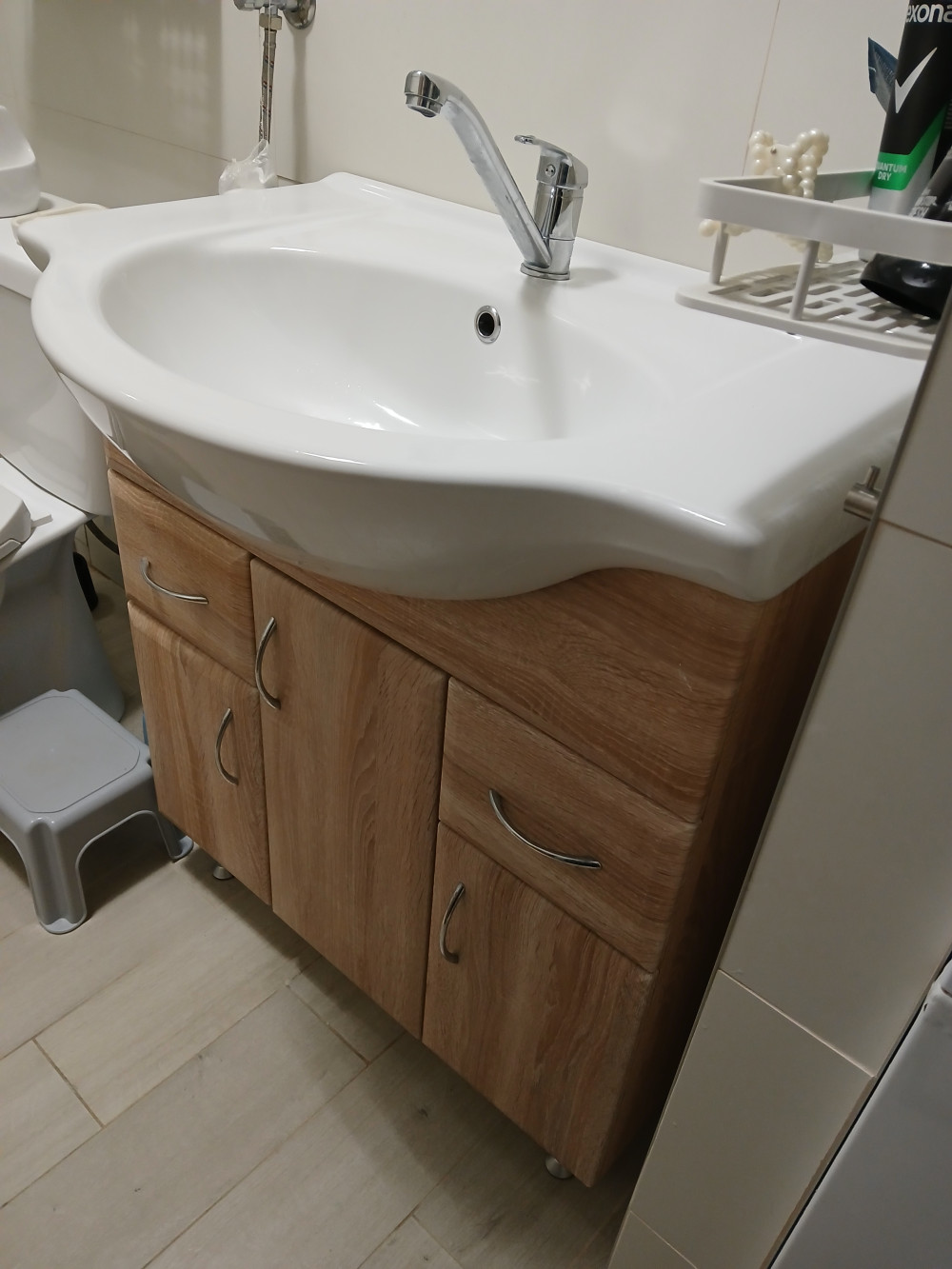 Bianca Plus 75 alsó szekrény mosdóval
