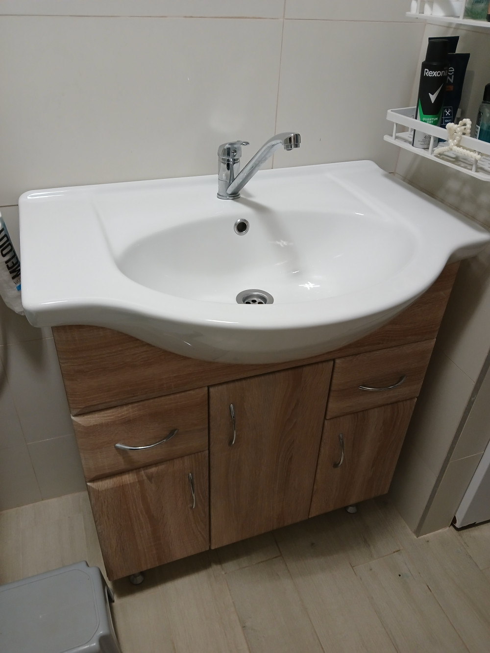 Bianca Plus 75 alsó szekrény mosdóval
