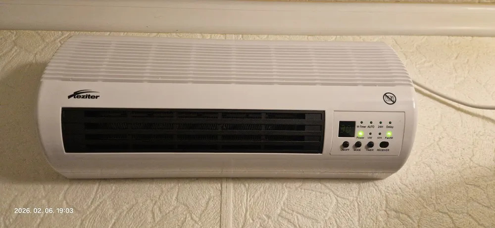 Thira elektromos fali fűtőtest 1000W/2000W
