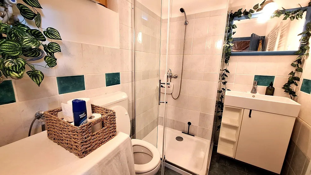   Galatro 80x100 cm aszimmetrikus zuhanykabin zuhanytálca nélkül
