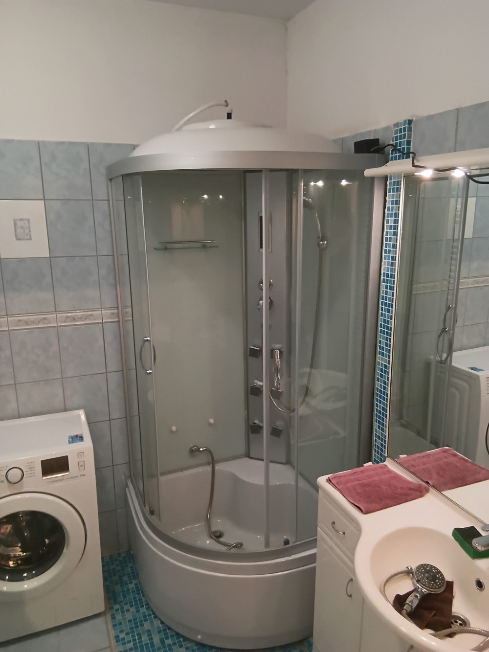 Mila hidromasszázs zuhanykabin - fehér
