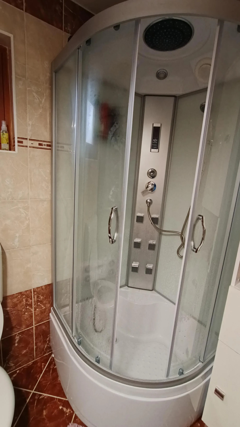 Mila hidromasszázs zuhanykabin - fehér
