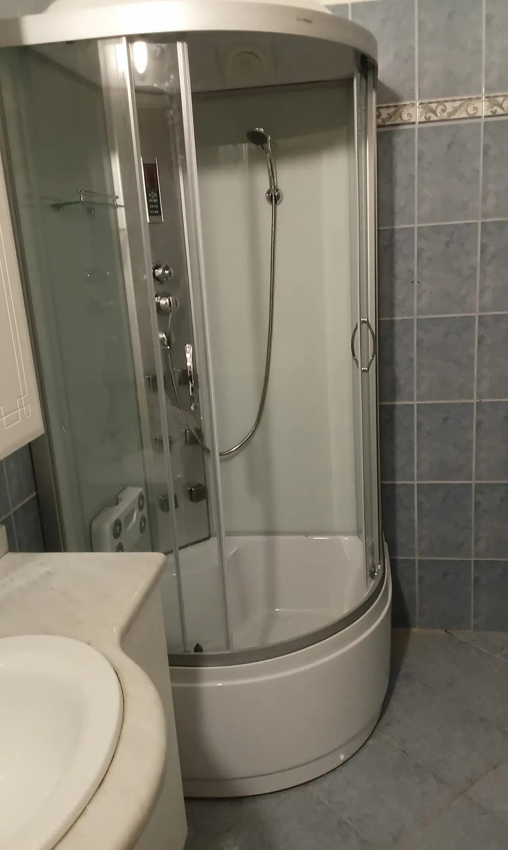 Mila hidromasszázs zuhanykabin - fehér
