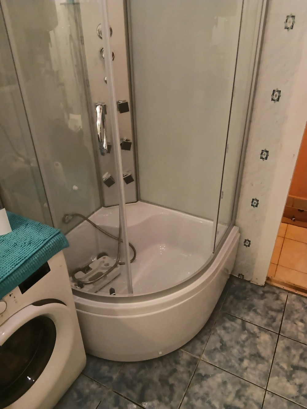 Mila hidromasszázs zuhanykabin - fehér
