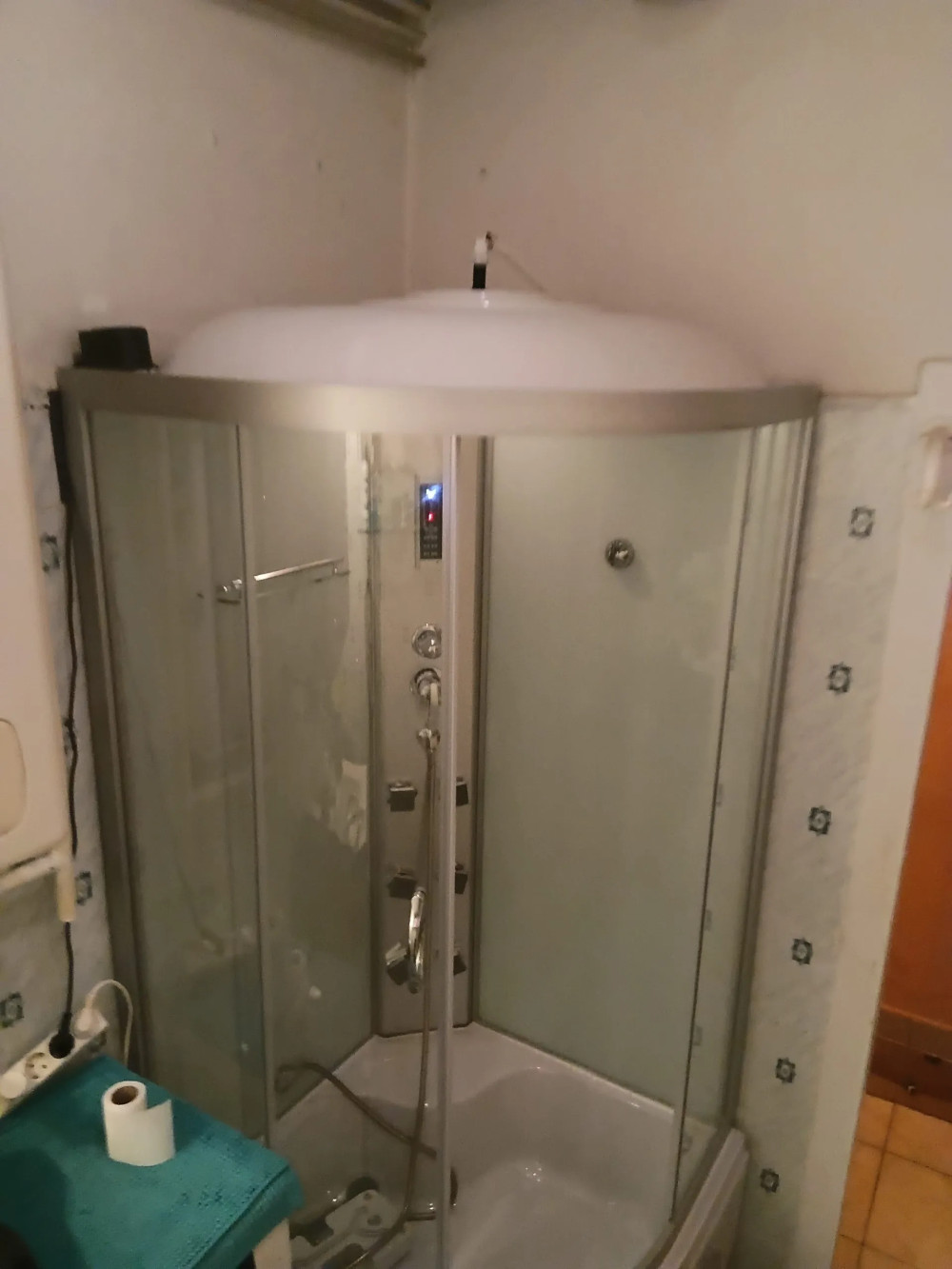 Mila hidromasszázs zuhanykabin - fehér
