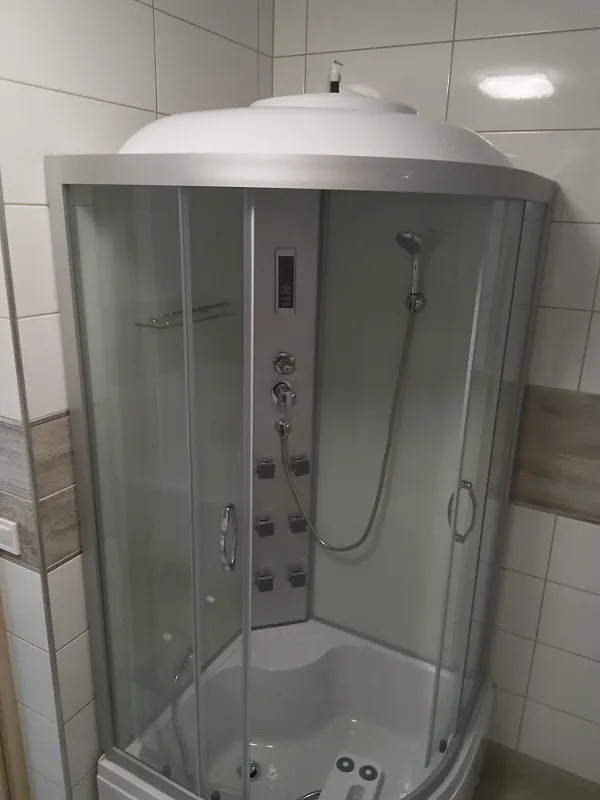 Mila hidromasszázs zuhanykabin - fehér
