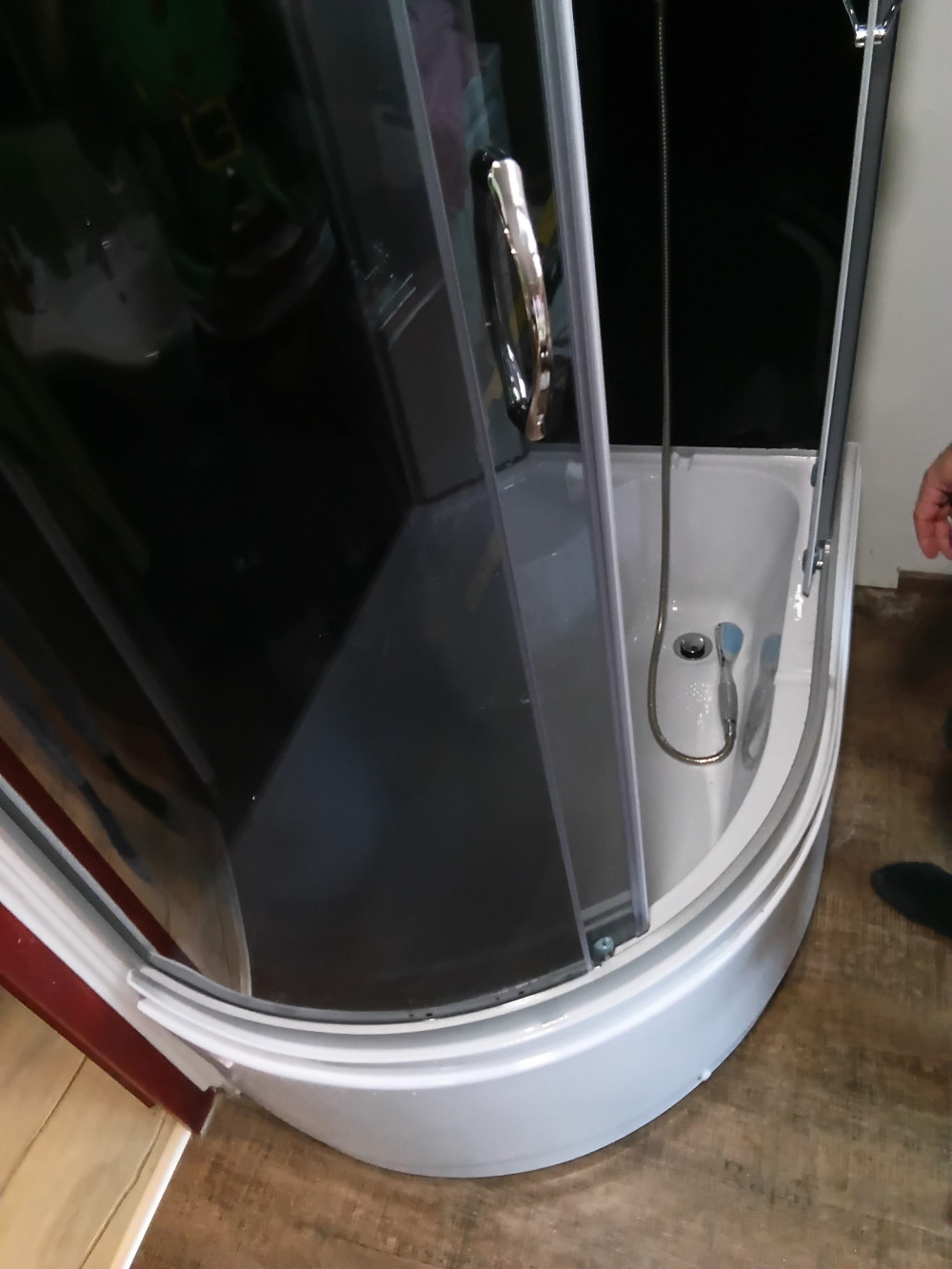 Cora 80x120 cm mélytálcás zuhanykabin
