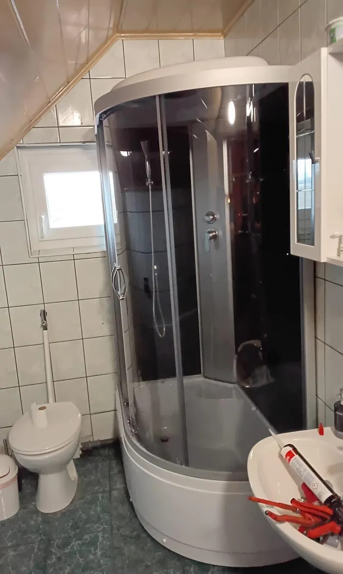 Cora 80x120 cm mélytálcás zuhanykabin
