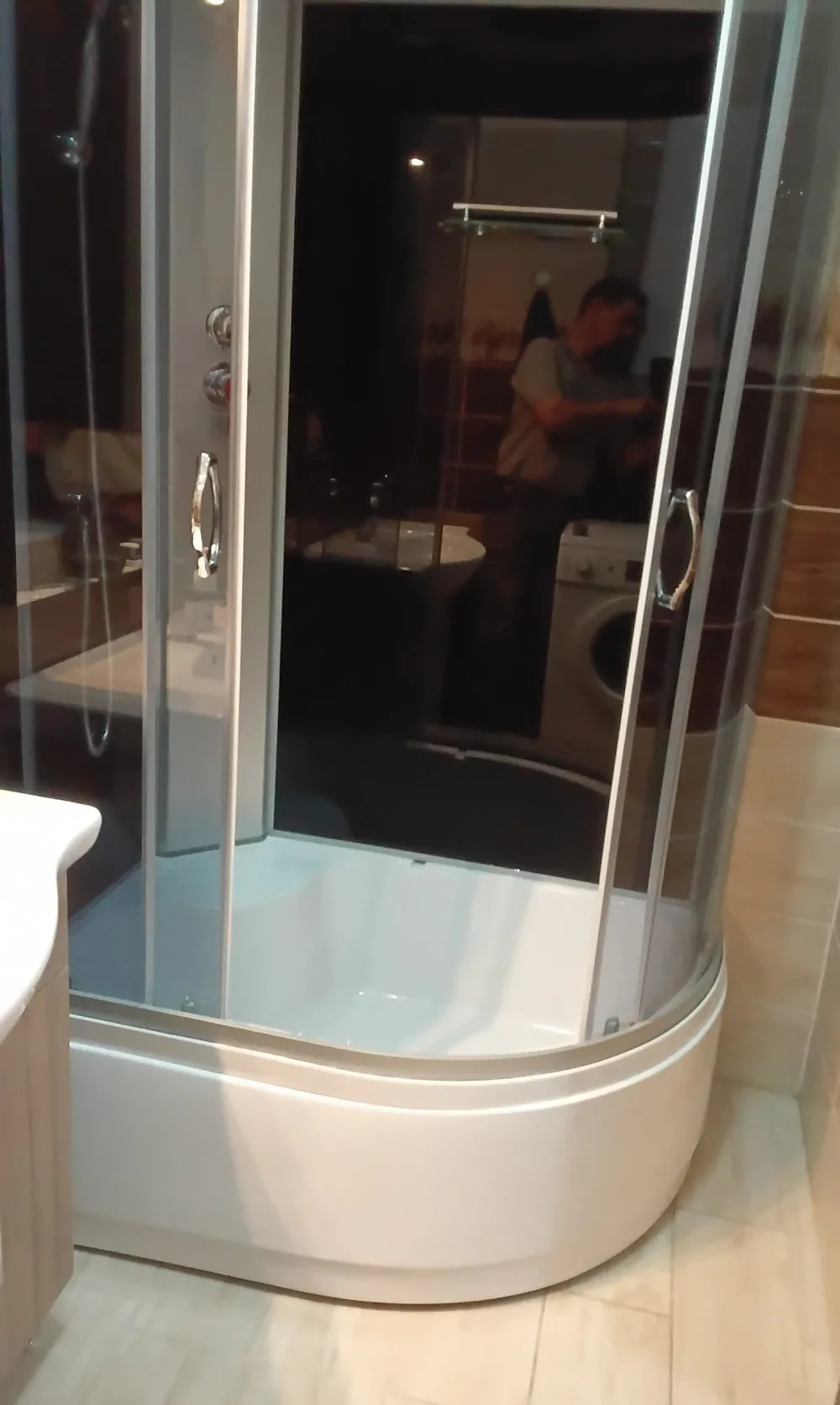 Cora 80x120 cm mélytálcás zuhanykabin
