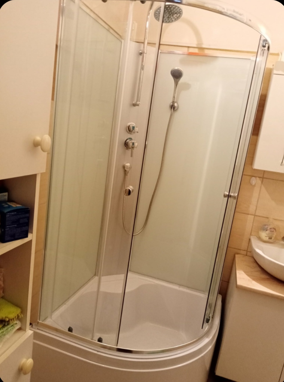 Karolino 80x80 cm White mélytálcás zuhanykabin
