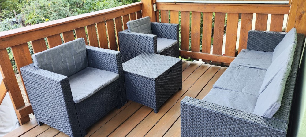 City 5 személyes kerti bútor garnitúra
