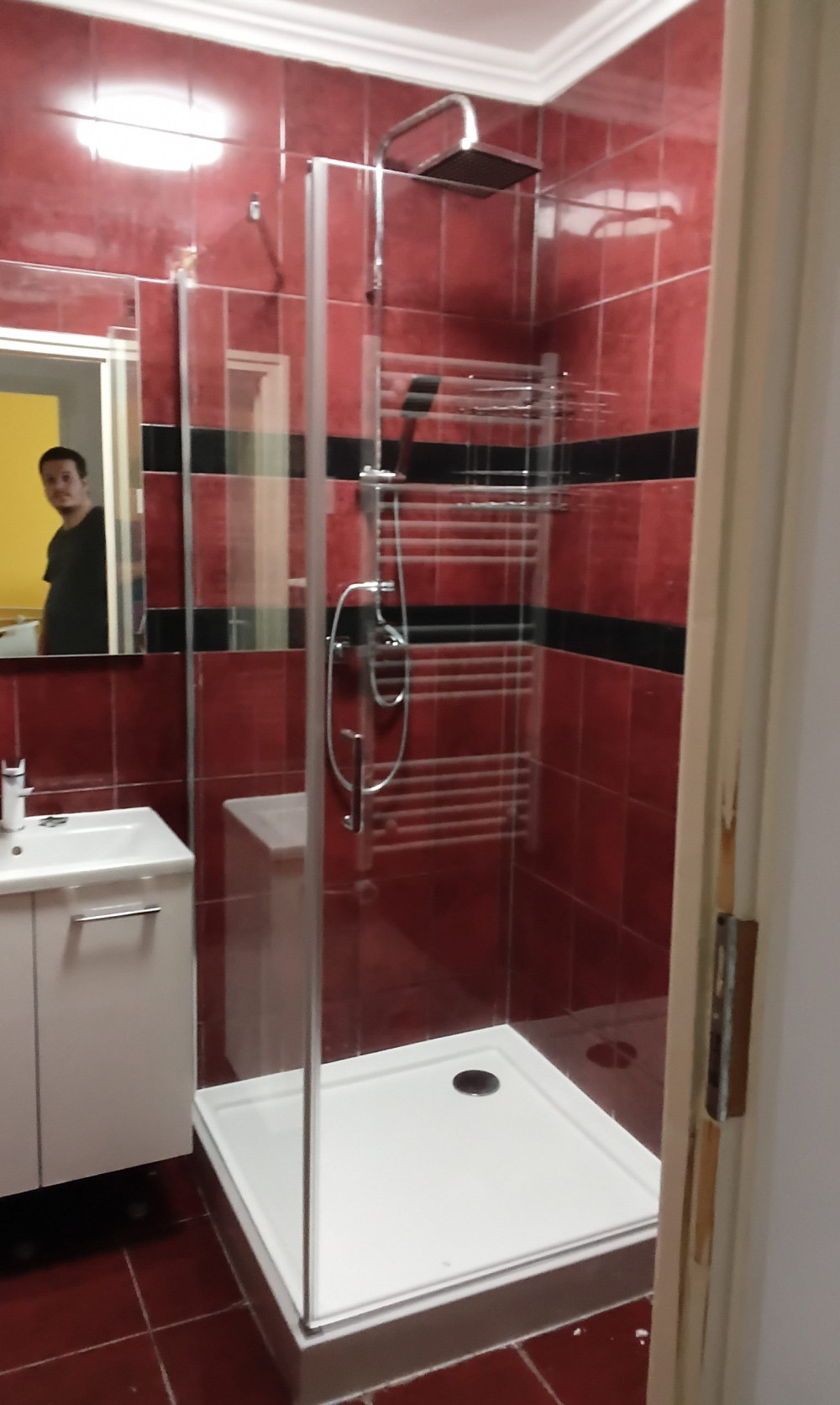 Monica 90x90 cm szögletes zuhanykabin zuhanytálca nélkül
