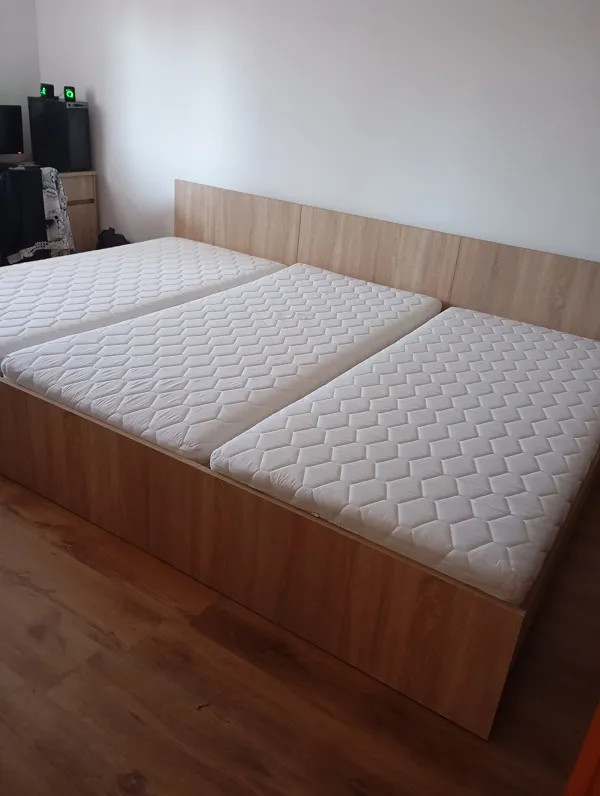   Miami egyszemélyes ágy 90x200 cm sonoma tölgy-sonoma tölgy
