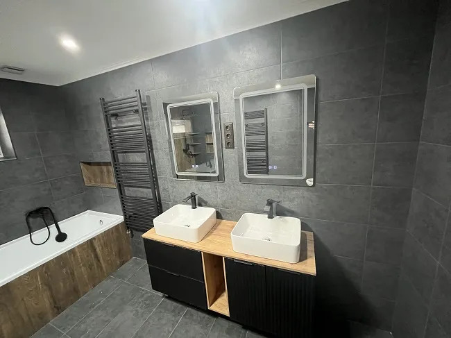 Vid tükör led világítással
