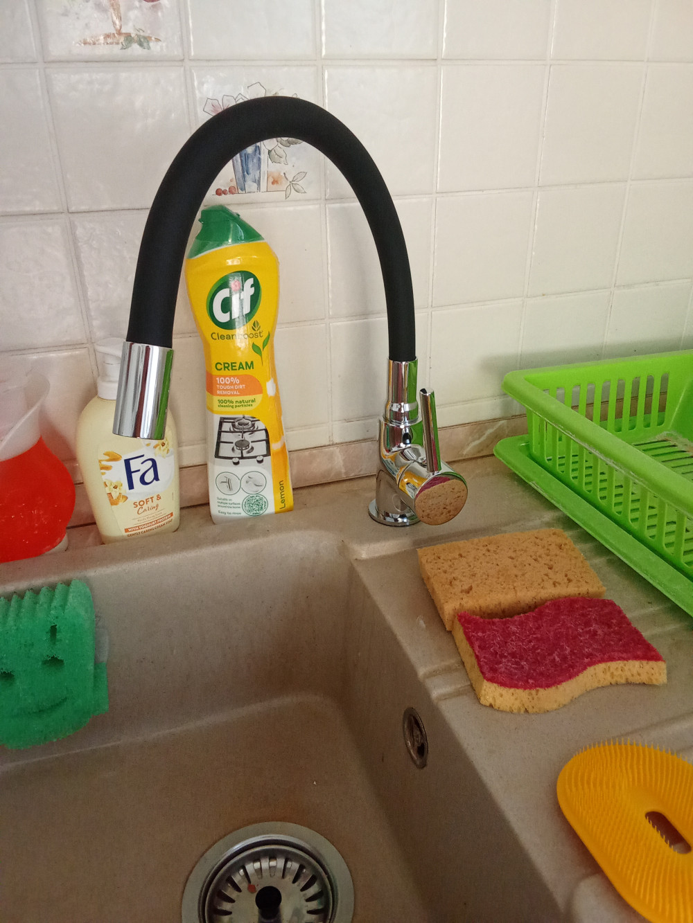   Corin álló mosogató csaptelep flexibilis kifolyócsővel fehér
