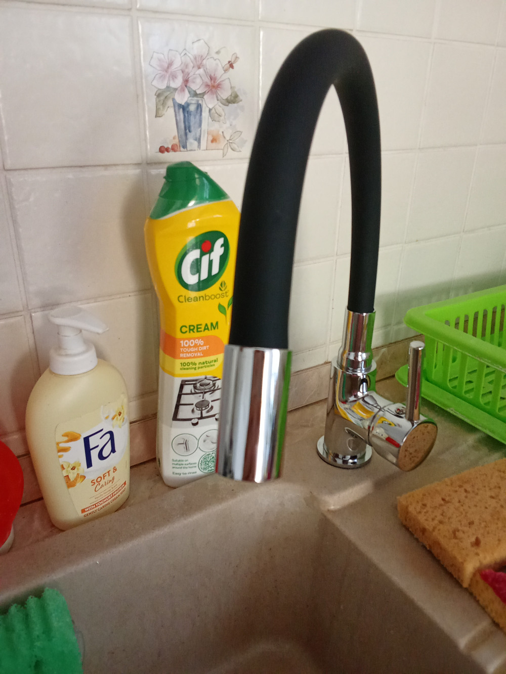   Corin álló mosogató csaptelep flexibilis kifolyócsővel fehér
