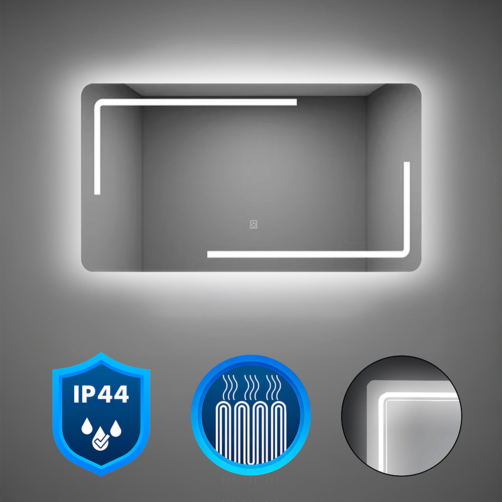 Image of Ada 100 tükör led világítással 100x60 cm